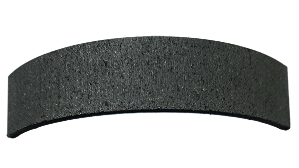 semi-metallic brake shoe